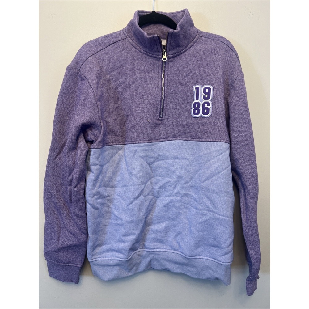 Original use women's quarter zip up sweater, XS, purple NWT